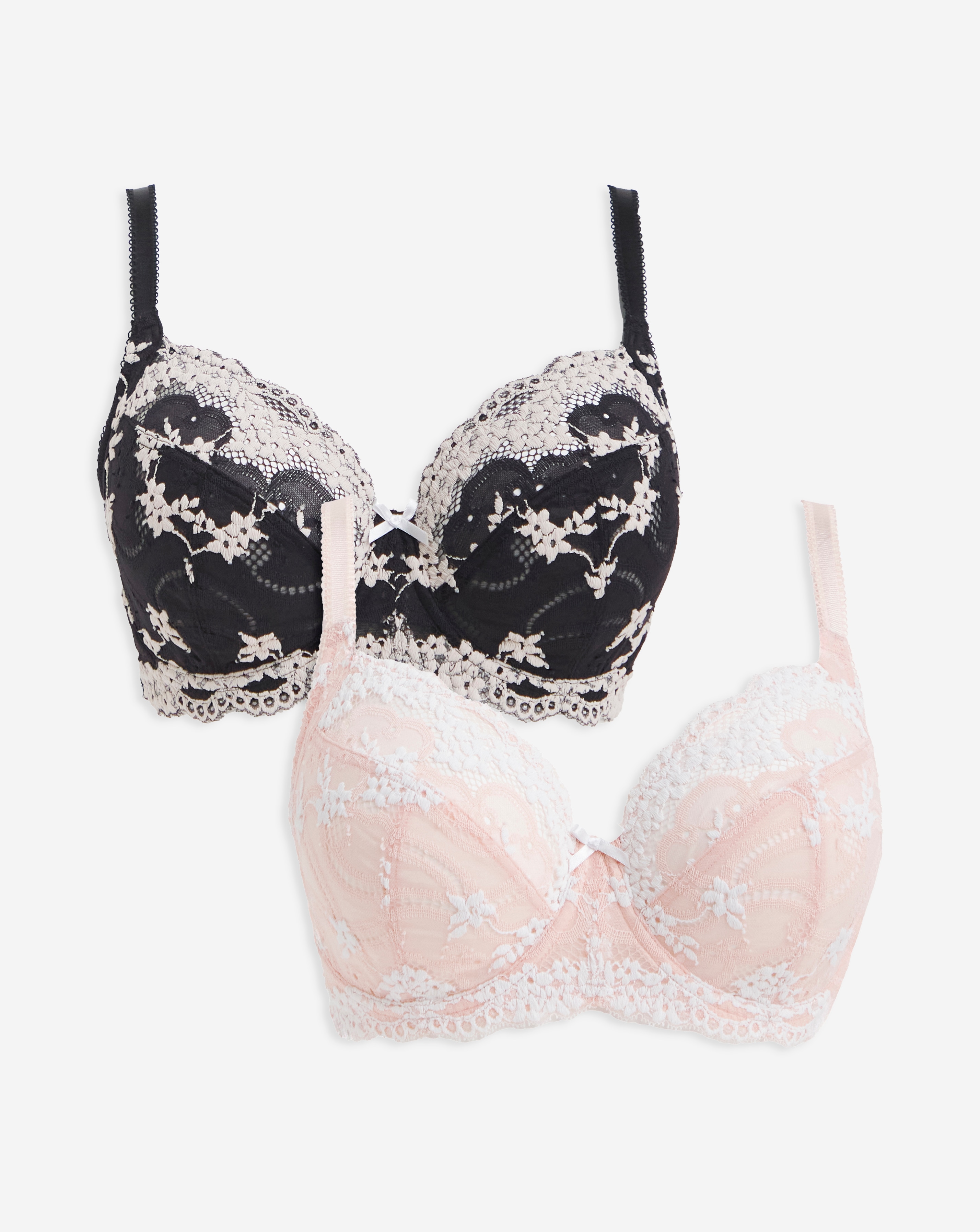 Grace Lace 2 Pack Full Cup Bra