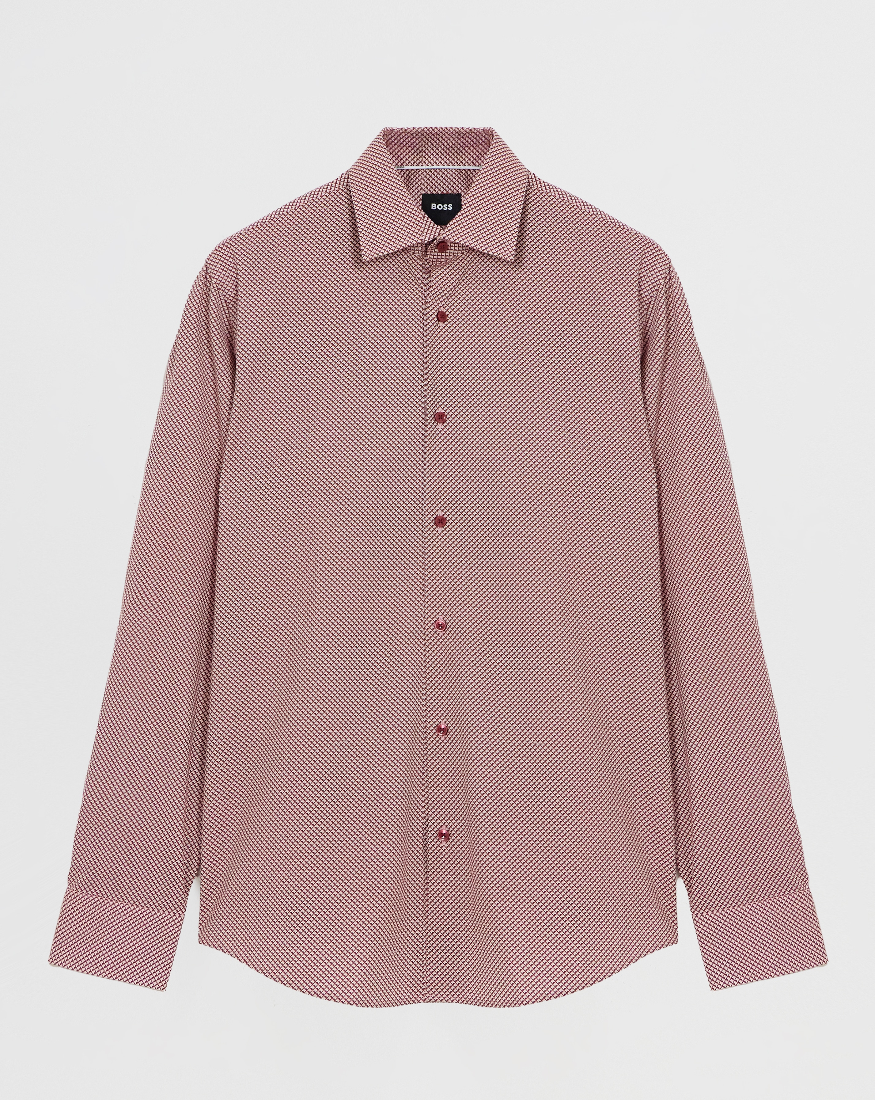 BOSS Geo Printed Long Sleeve Shirt