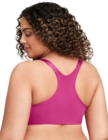 Glamorise Plus Size Front-Fastening WonderWire Bra 1247