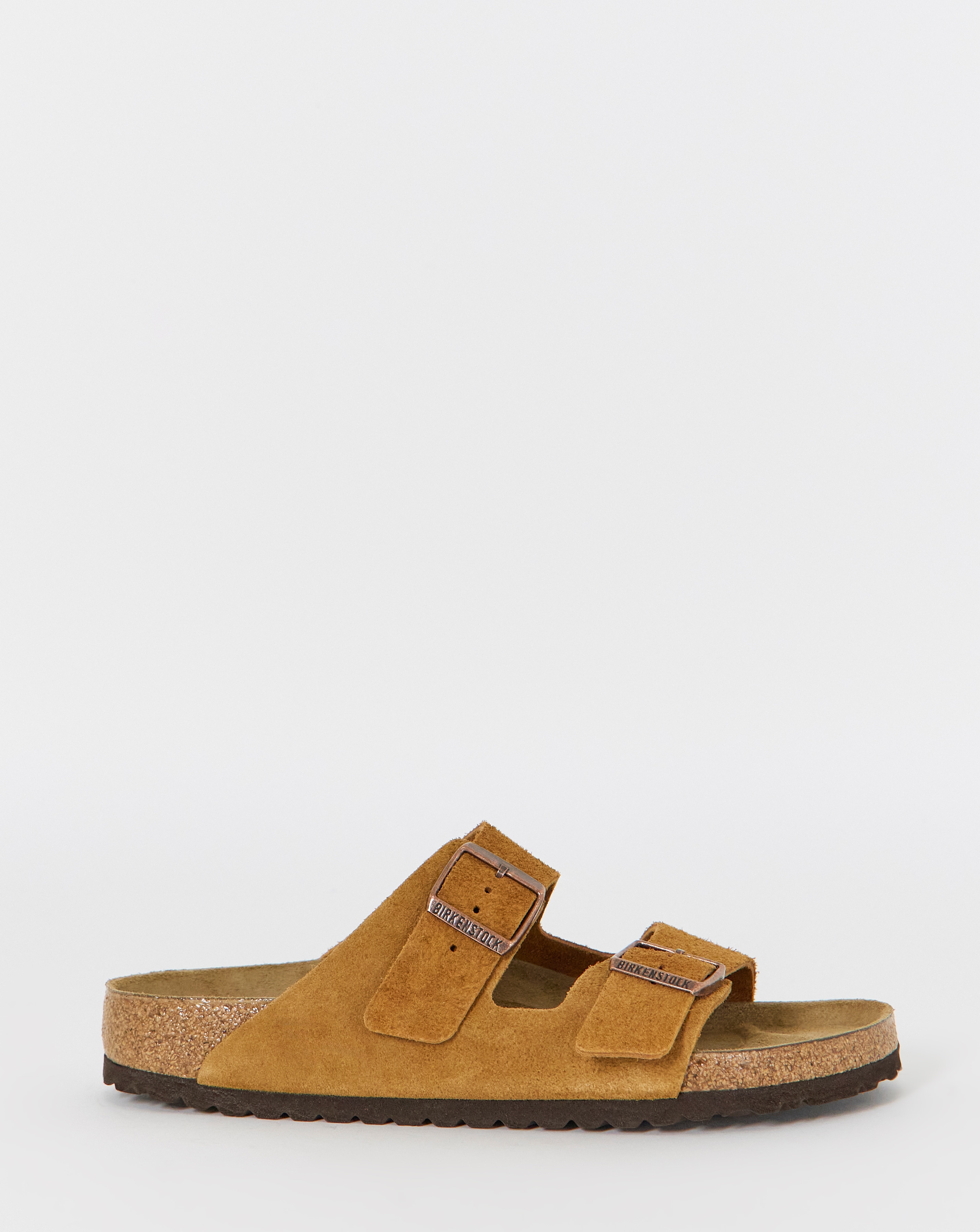 Birkenstock Suede Arizona Sandals - Mink