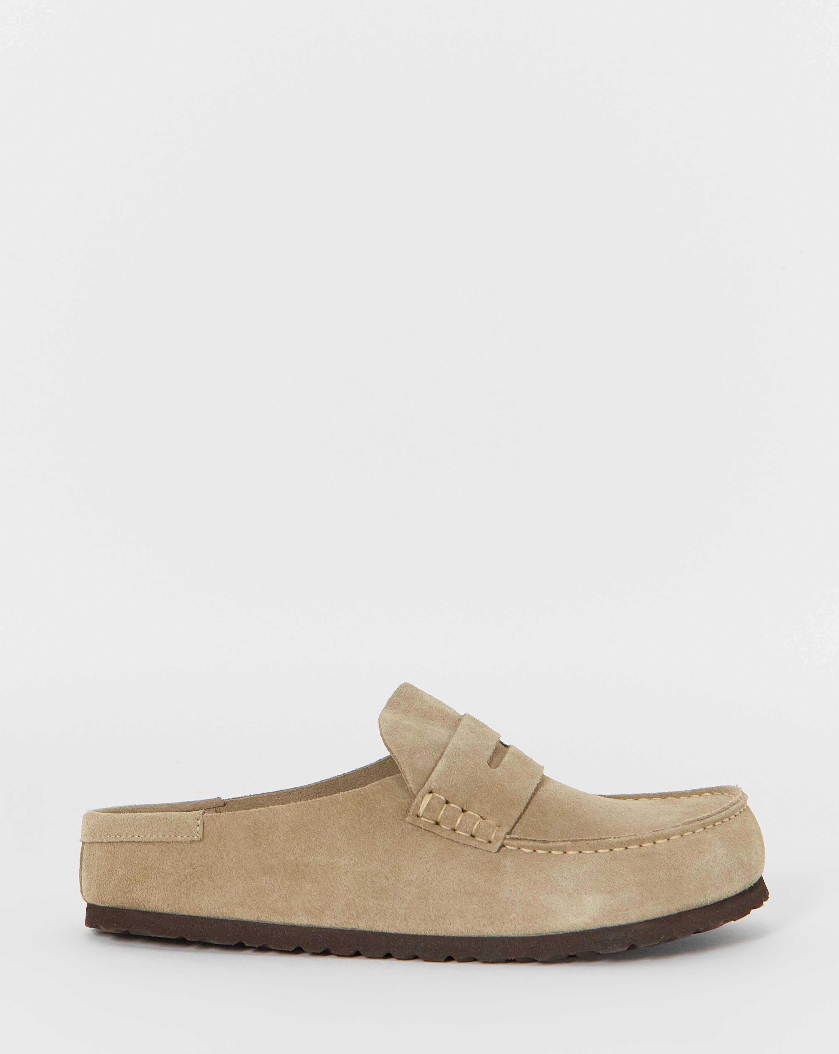 Birkenstock Suede Naples Loafer - Taupe