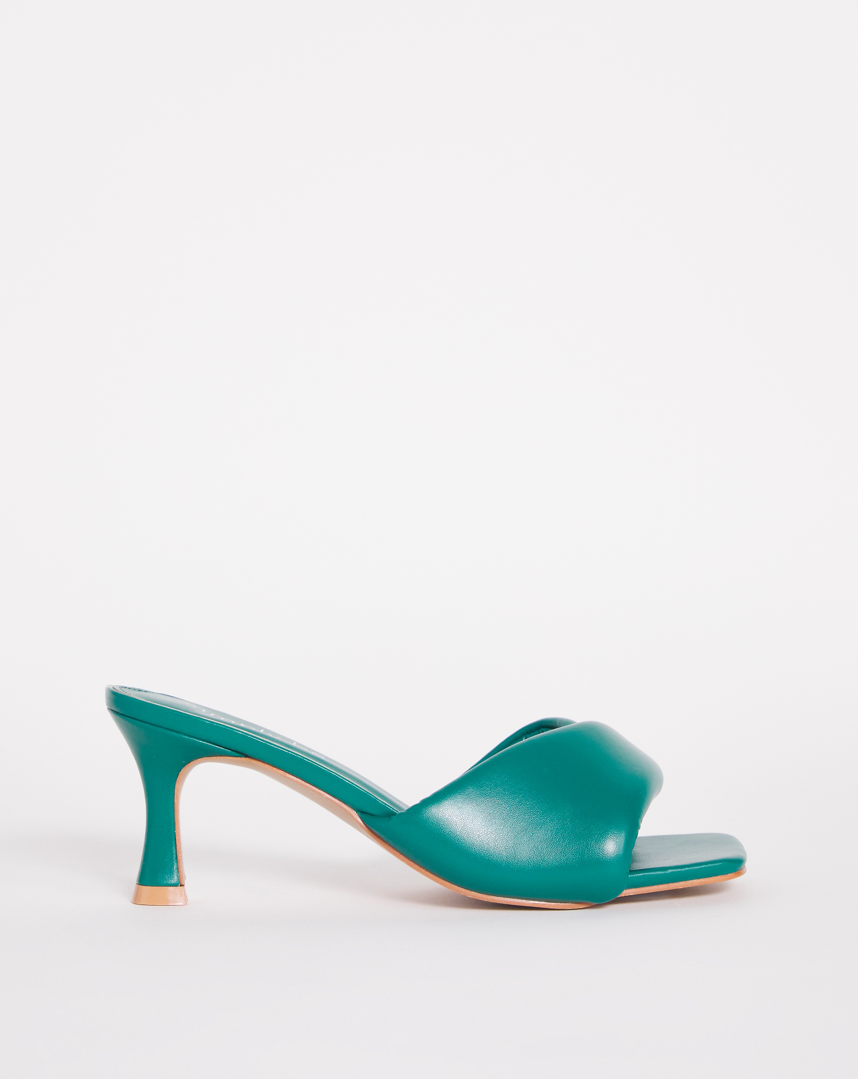 Volume Twist Heeled Mule Ex Wide