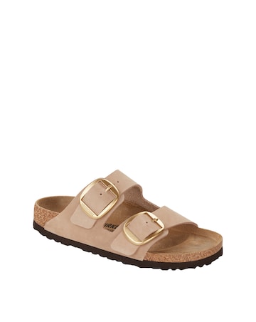 Birkenstock Arizona Sandcastle Nubuck Big Buckle Sandals - Standard Fit (D)
