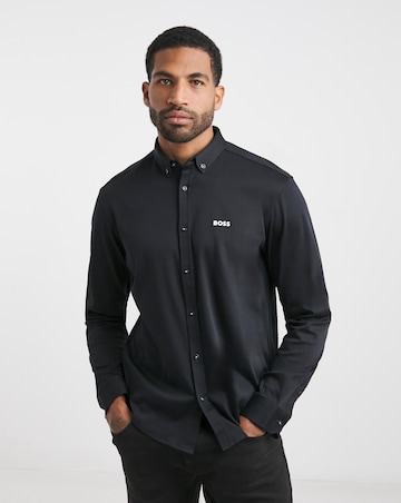 BOSS Long Sleeve Motion Shirt - Dark Blue