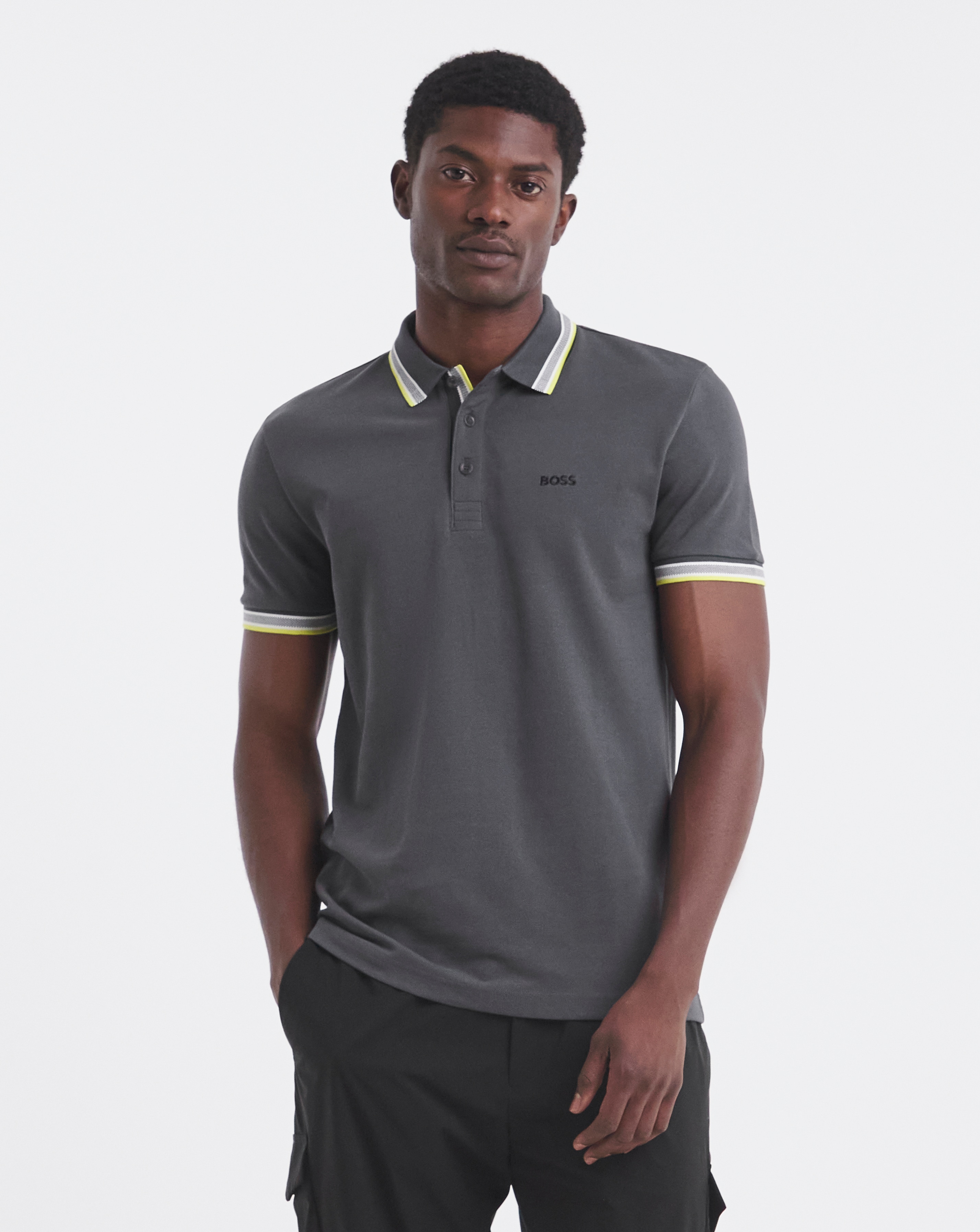 BOSS Paddy Polo - Dark Grey