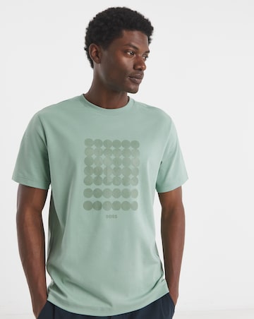 BOSS Short Sleeve Graphic T-Shirt - Sage