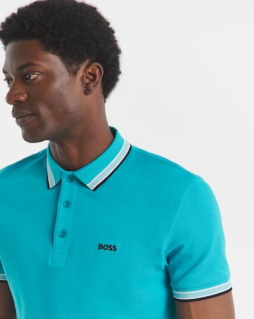 BOSS Classic Short Sleeve Paddy Polo - Turquoise