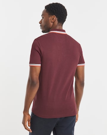 BOSS Classic Short Sleeve Paddy Polo - Burgundy