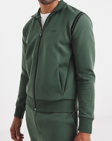 BOSS Classic Zip Through Tracksuit - Forest Green