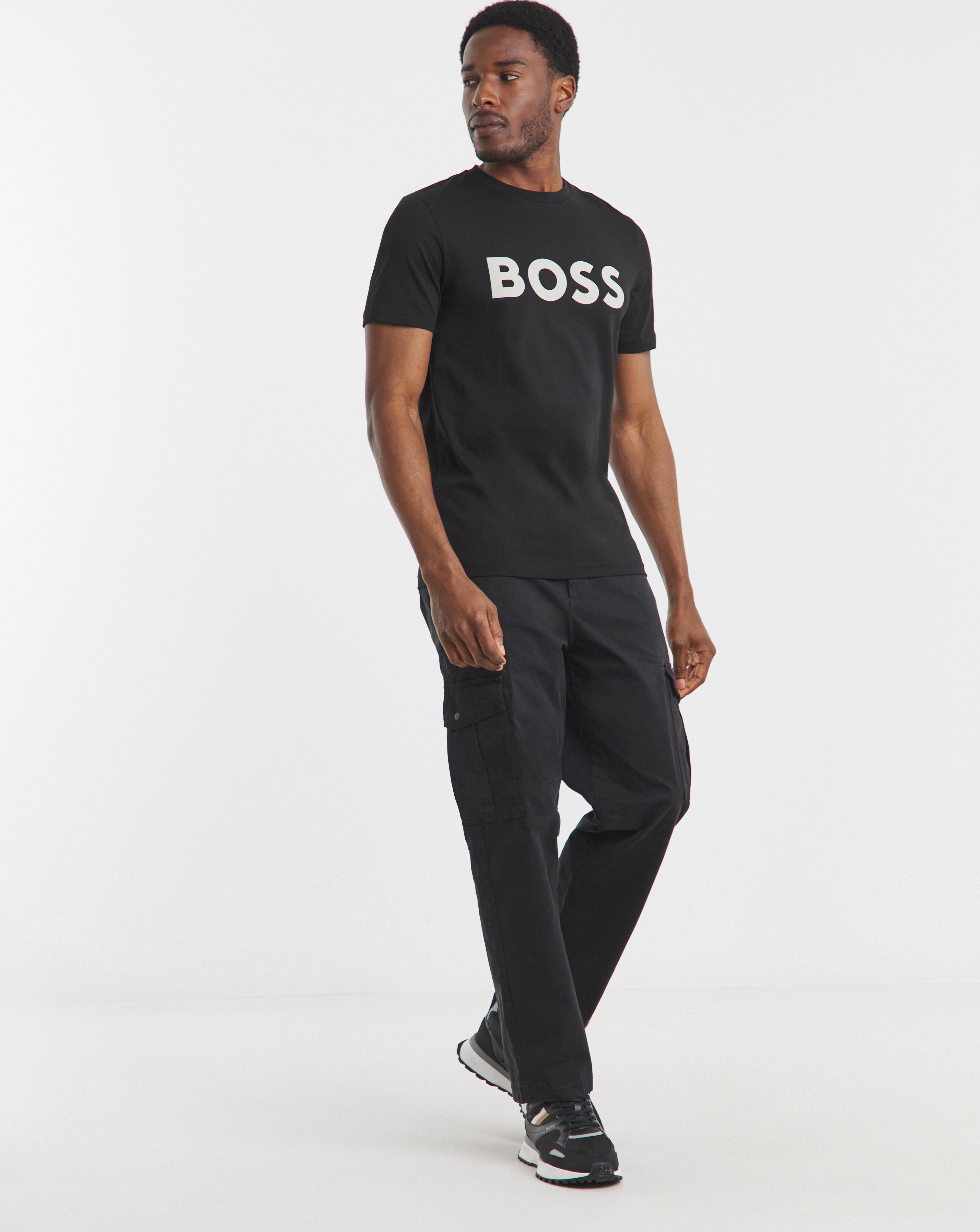 BOSS Short Sleeve Large Logo T-Shirt