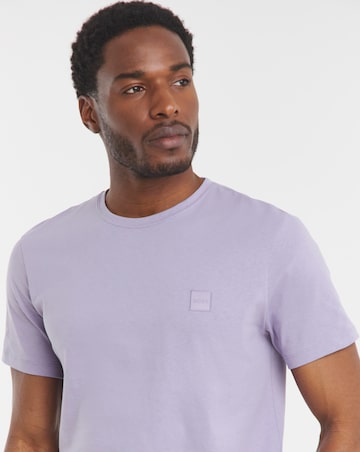 BOSS Short Sleeve Box Logo T-Shirt - Purple