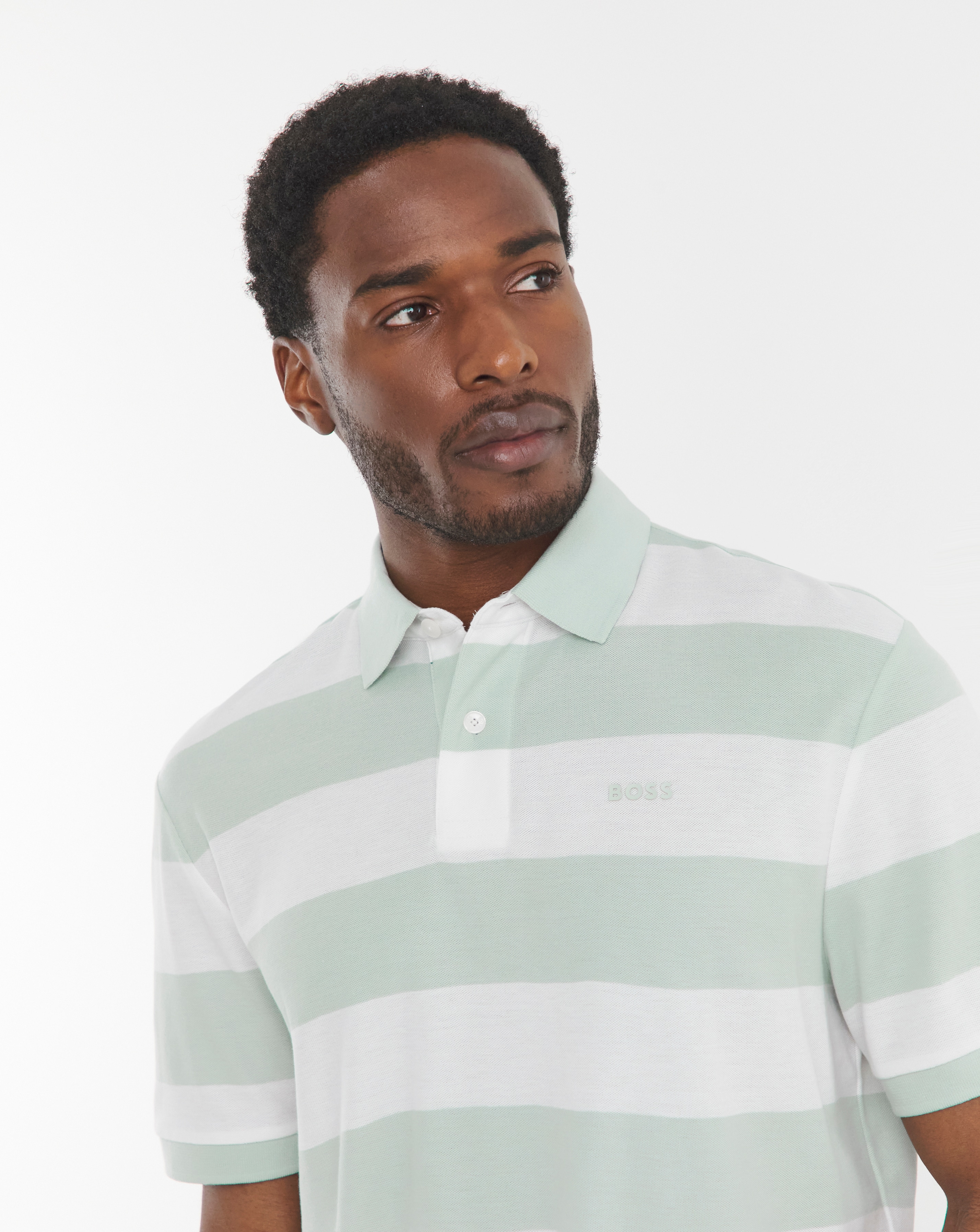 BOSS Short Sleeve Stripe Polo