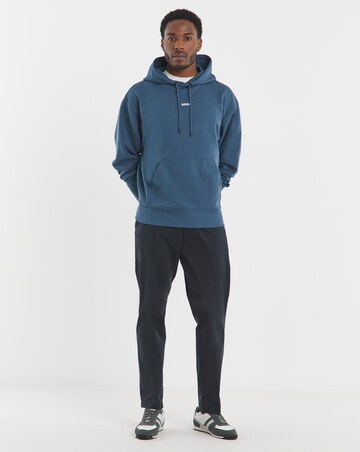 BOSS Centre Logo Hoodie - Dark Blue