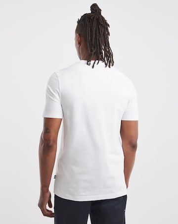 BOSS Short Sleeve Floral Graphic T-Shirt - White