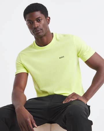 BOSS Short Sleeve Small Logo T-Shirt - Lime