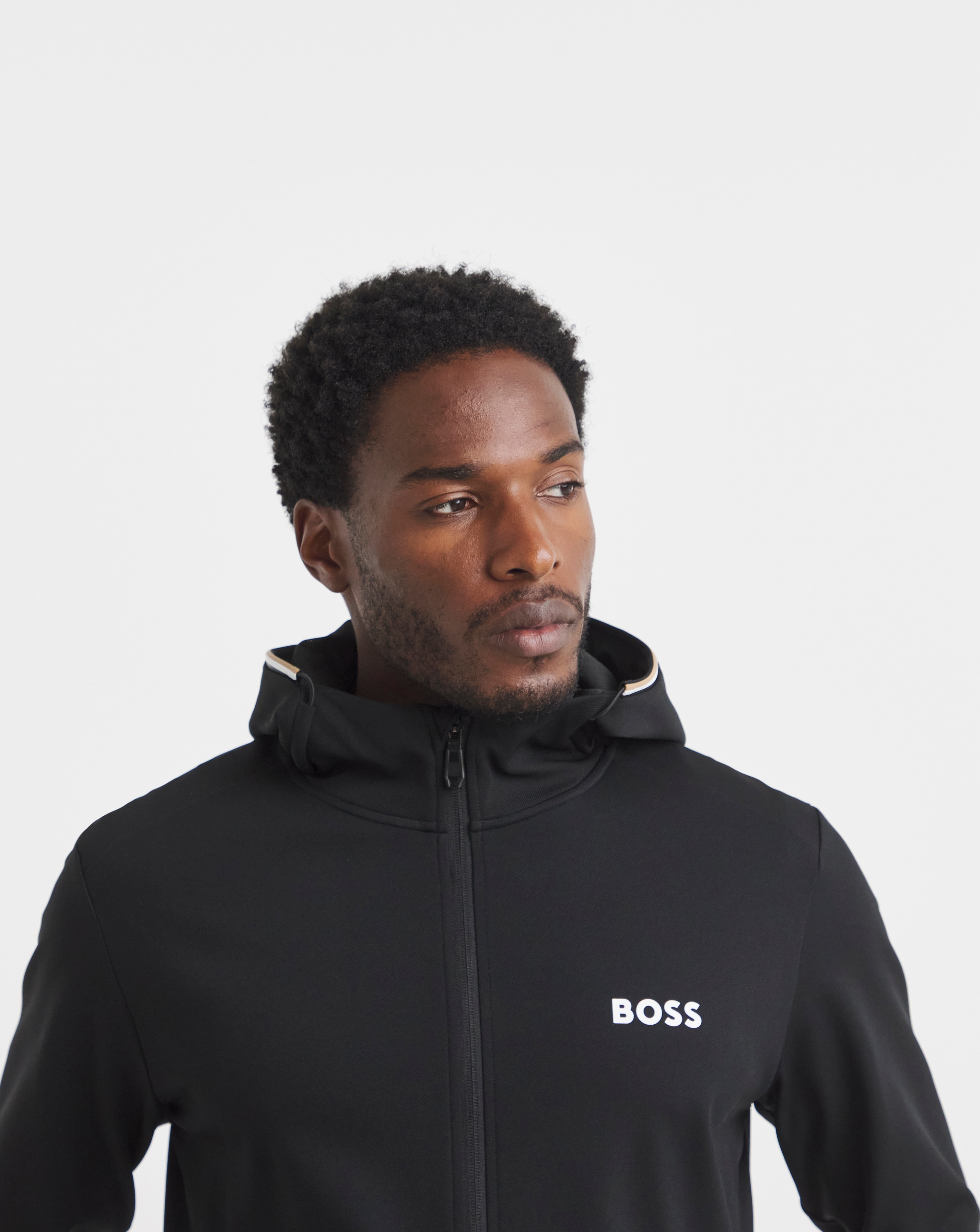 BOSS Zip Hoodie - Black
