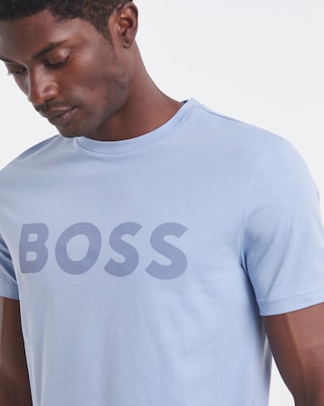 BOSS Classic Short Sleeve Logo T-Shirt - Blue