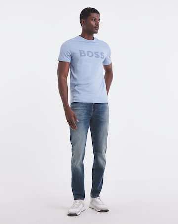 BOSS Classic Short Sleeve Logo T-Shirt - Blue