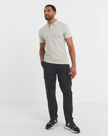 BOSS Short Sleeve Box Logo Polo - Beige