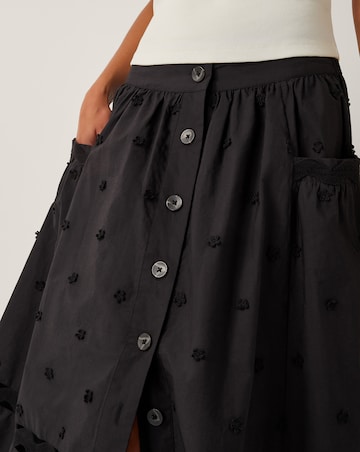 Monsoon Esme Floral Midi Skirt