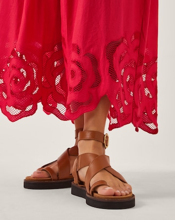 Monsoon Grace Cutwork Midi Skirt