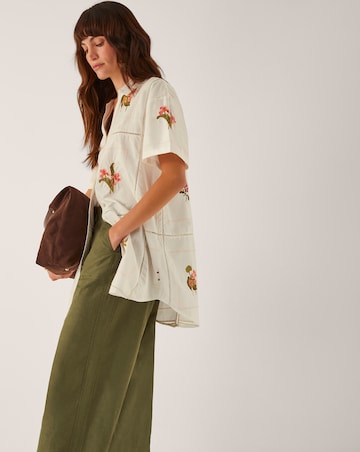 Monsoon Luna Floral Embroidered Shirt