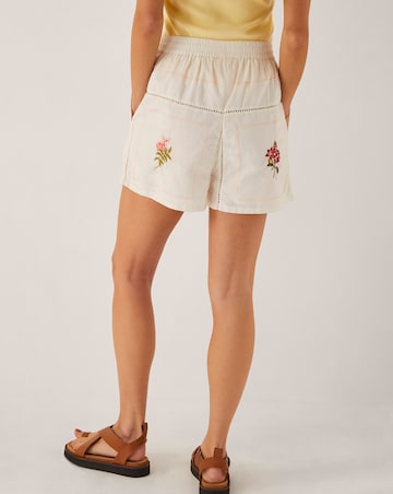 Monsoon Luna Floral Embroidered Shorts