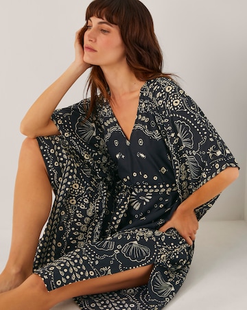 Monsoon Bodhi Print Mini Kaftan