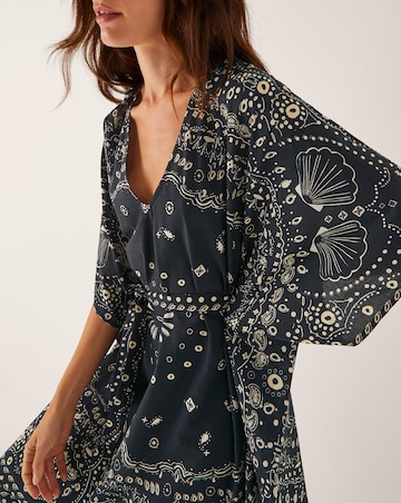 Monsoon Bodhi Print Mini Kaftan