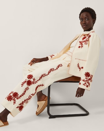 Monsoon Emilia Floral Embroidered Jacket