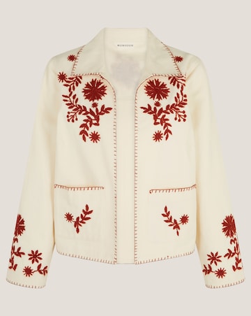 Monsoon Emilia Floral Embroidered Jacket