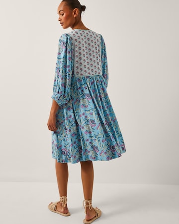 Monsoon Aine Floral Print Mini Dress
