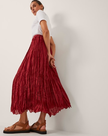 Monsoon Odessa Crinkle Maxi Skirt