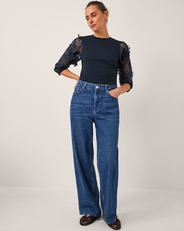 Monsoon Fi Sheer Floral Top