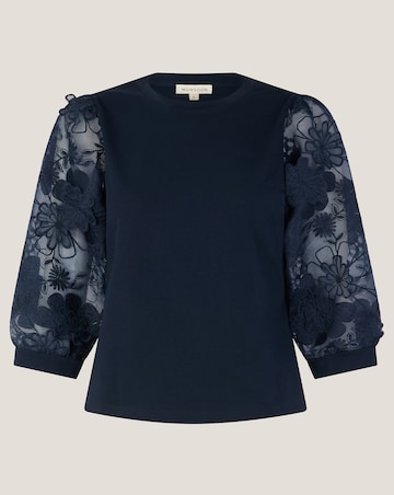 Monsoon Fi Sheer Floral Top