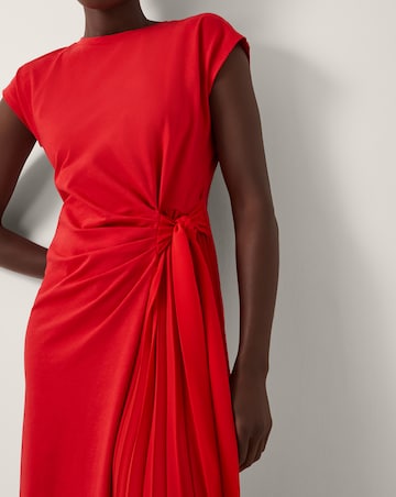 Monsoon Tilly Tie-Side Jersey Midi Dress