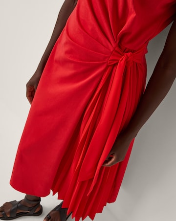 Monsoon Tilly Tie-Side Jersey Midi Dress