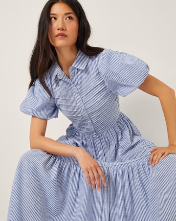 Monsoon Winnie Stripe Maxi Shirt Dress