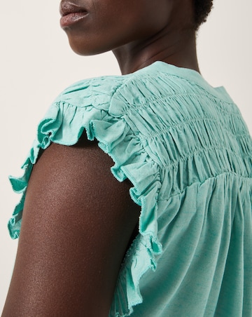 Monsoon Evelyn Sleeveless Smocked Top