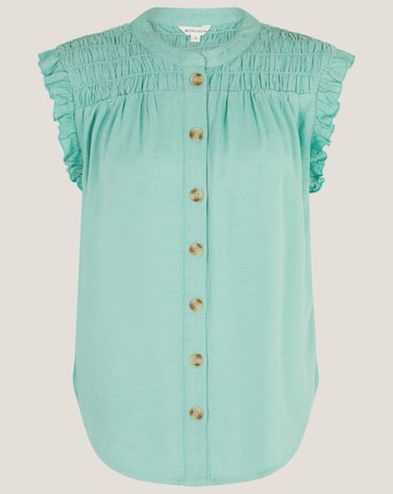Monsoon Evelyn Sleeveless Smocked Top