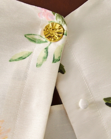 Monsoon Anne Floral Puff Sleeve Jacket