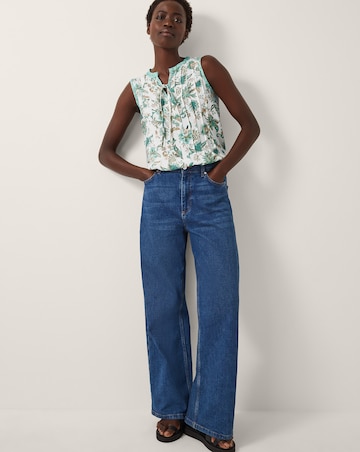 Monsoon Saoirse Pintuck Floral Top
