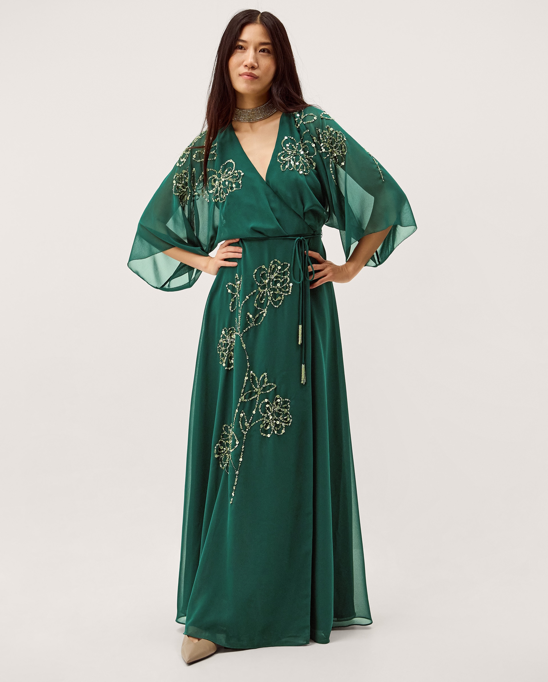 V Neck Wrap Dresses | Ambrose Wilson