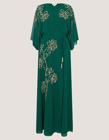 Monsoon Skyla Floral Maxi Wrap Dress