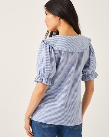 Monsoon Winnie Lace Stripe Shirt