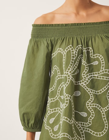 Monsoon Julie Embroidered Bardot Top