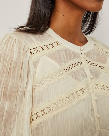 Monsoon Edith Floaty Lace Top