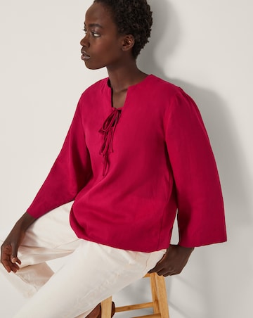 Monsoon Mischa Tie Front Tunic Top