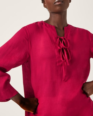 Monsoon Mischa Tie Front Tunic Top