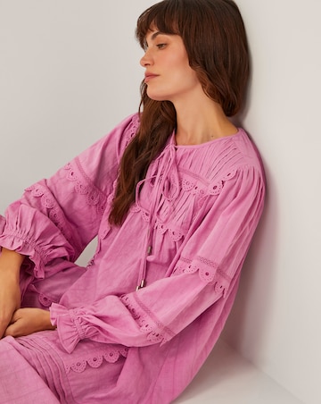 Monsoon Cosima Pintuck Mini Dress